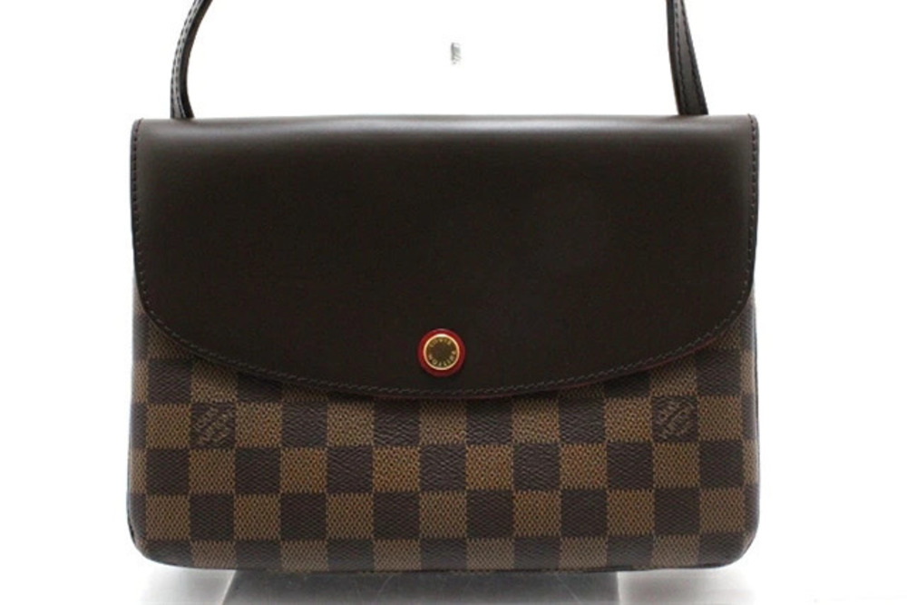 LOUIS VUITTON Twice Shoulder Bag Damier